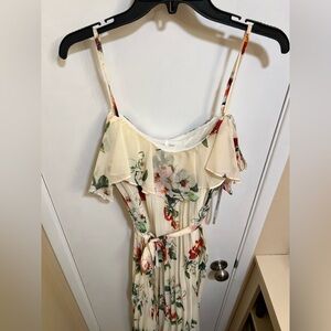 Bisou Bisou Cream Floral Maxi Dress